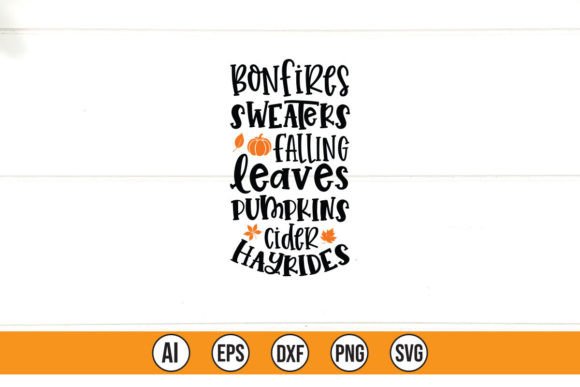 Bonfires Sweaters Pumpkin Graphics for T-Shirt Designs