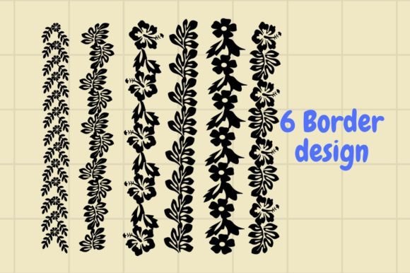 Border Pattern Svg Design: A Versatile Graphics and Illustrations Asset