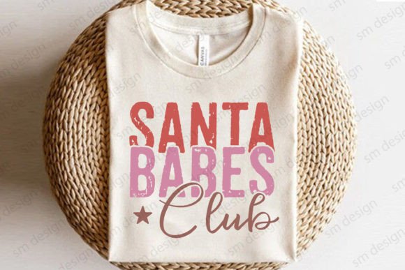 Christmas Funny SVG Santa Babes Club: A Fun Graphics Addition