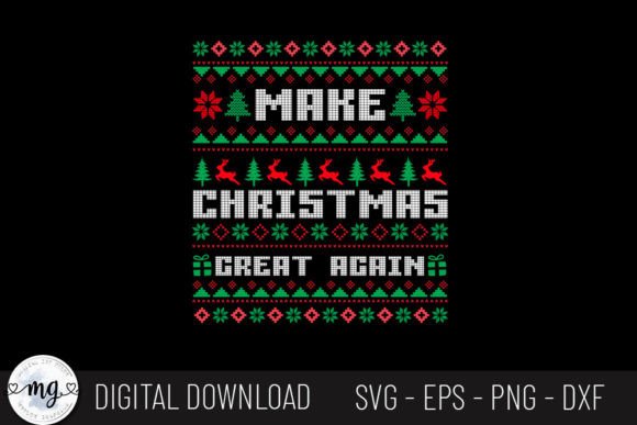 Christmas Ugly Sweater SVG: A Versatile Graphic for T-Shirts
