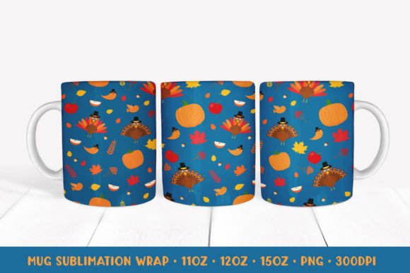 Cute Thanksgiving Mug Sublimation Wrap Review