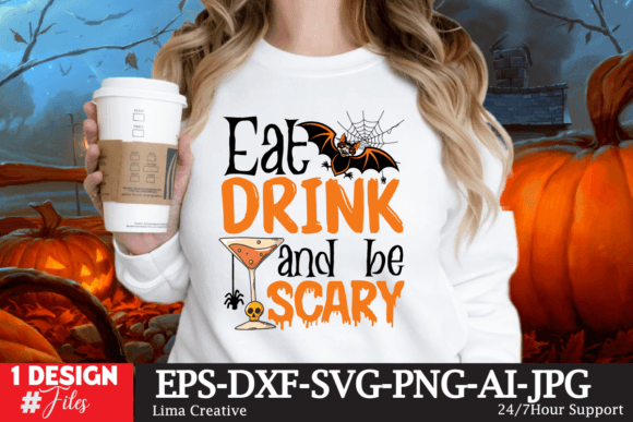 Eat Drink and Be Scary SVG Cut File Review