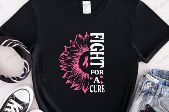 Fight for a Cure Breast Cancer SVG PNG: A Versatile Graphics Asset
