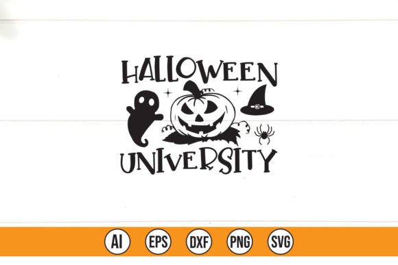 Halloween University: Graphics & T-Shirt Designs