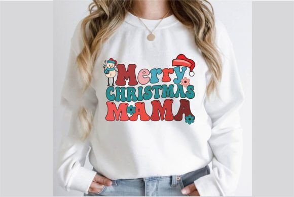 Merry Christmas Mama Retro Design Review