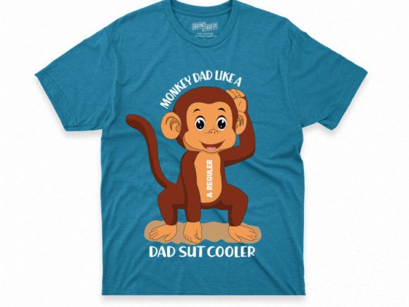 Monkey That Like a Reguler: A Versatile T-Shirt Design