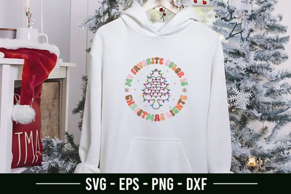 My Favorite Color is Christmas - SVG for T-Shirt Designs