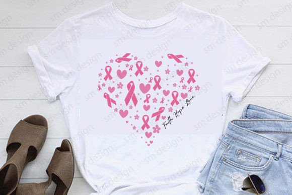 Review: Faith Hope Love Breast Cancer Heart SVG