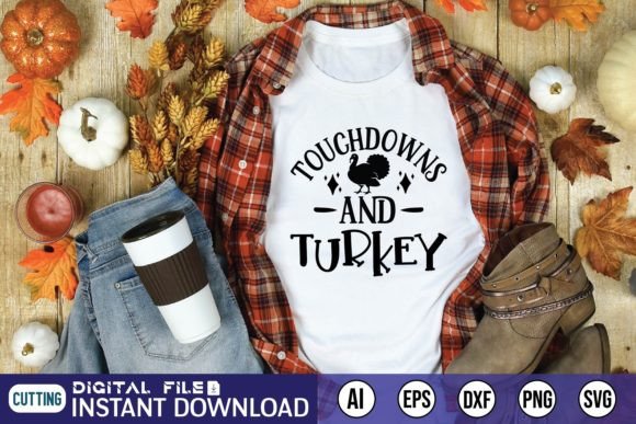 Touchdowns and Turkey: Graphics for T-Shirt Designs